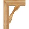 Ekena Millwork Olympic Block Rough Sawn Bracket, Western Red Cedar, 6"W x 24"D x 32"H BKT06X24X32OLY05RWR - alternate 2